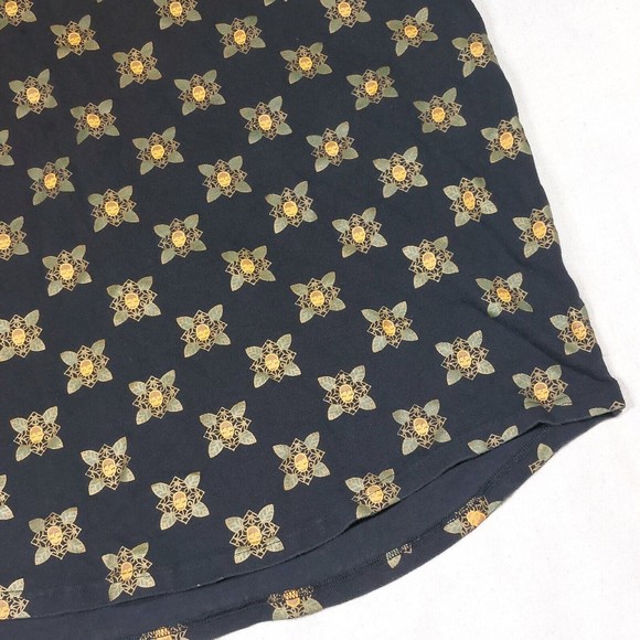 Reason Shirt Size 3XL Long Sleeve Polo Embroidered Rose Skull Snap Button - Picture 10 of 16